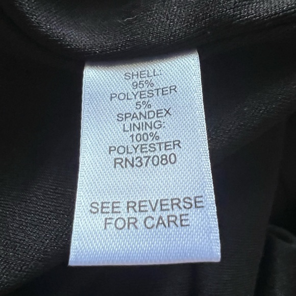 CATO Elegant Black Draped Sleeveless Dress Size 6 - Picture 9 of 13